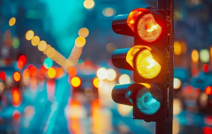 The Best Leadership Podcast - personality traffic light all lights