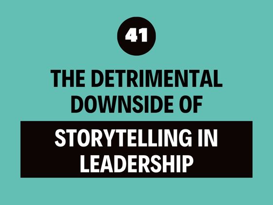 The Best Leadership Podcast Ever - storytelling